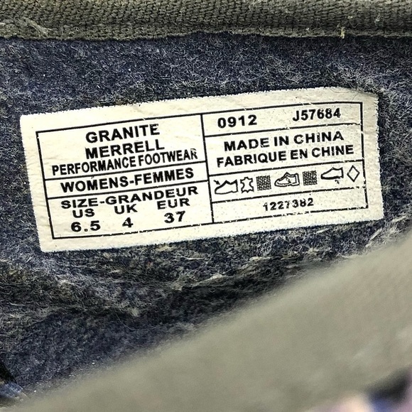 Merrell Canvas Slip On Shoes in Granite Casual Size 6.5 - Picture 8 of 11